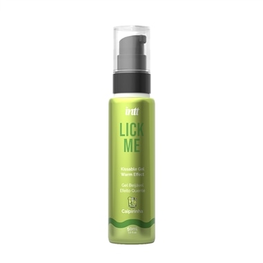 Gel Beijável com Efeito Calor e Sabor a Caipirinha Lick Me Intt - 50ml - PR2010382310