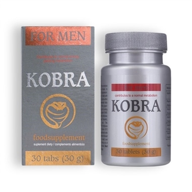 Cápsulas Estimulantes Kobra para Homem 30 Caps - PR2010319732