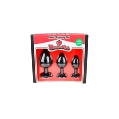 Conjunto de Joias para Treino Anal Preto Candy Lust - PR2010385536