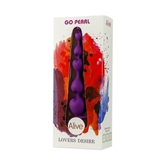 Tira de Pérolas Anais Em Forma de Coração Go Pearl Lovers Desire Roxo Alive - PR2010356001 2