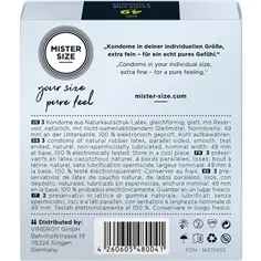 Mister Size - Preservativo Tamanho S 49 Mm 3 Unidades - 3 UDS - PR2010357173 2