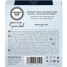 Mister Size - Preservativo Tamanho Xxxl 69 Mm - 3 UDS - PR2010369473 2