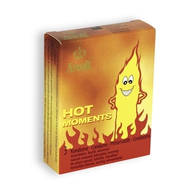 Preservativos Hot Moments - 3 Unidades - PR2010318600