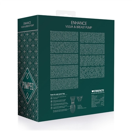 Bomba Recarregável para Vulva e Seios Enhance Forest Green Pumped #1 - PR2010387122