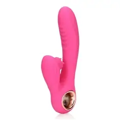 Vibrador Rabbit com Lambida e Aquecimento Exuberant Pink Loveline - PR2010387139