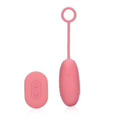 Ovo Vibratório com Comando Ultra Soft Silicone Pink Arabesque Loveline - PR2010387151