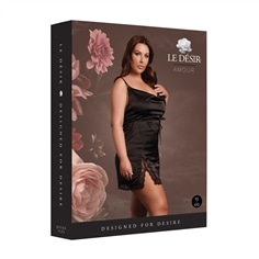 Vestido Open Back Preto Tamanho Queen Le Désir - 42 XL - PR2010387277 2