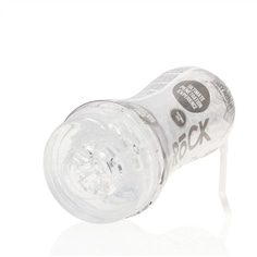 Masturbador Teasy Rider Textured Transparente Realrock - PR2010387285