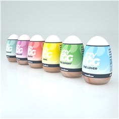 Caixa com 6 Ovos Masturbadores Ezy Egg Crushious - PR2010387576 2
