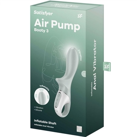 Satisfyer - Air Pump Booty 3 Vibrador Anal Inflável Greygreen #4 - PR2010385847