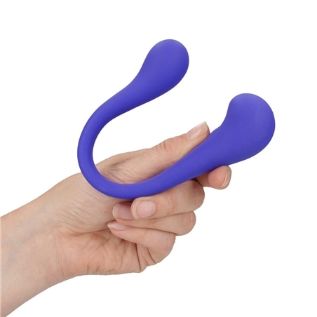 Vibrador Flexível com Comando Dual-Ended Bendable Roxo Loveline #3 - PR2010387799