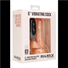 Vibrador Realístico com Testículos Realrock 6" Branco - PR2010332017 2