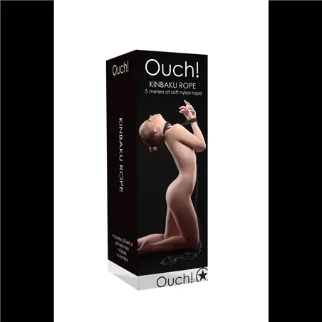 Corda de Restrição Kinbaku 5 Metros Preta - Preto - PR2010320078