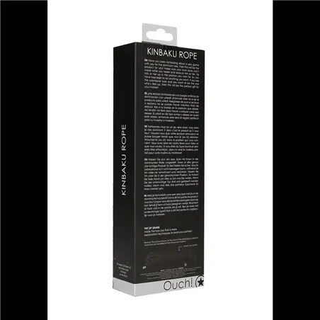 Corda de Restrição Kinbaku 10 Metros Preta - Preto - PR2010320079