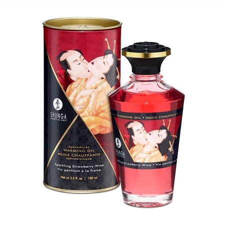 Óleo Afrodisíaco Shunga Morango Champanhe 100ml #1 - PR2010344769
