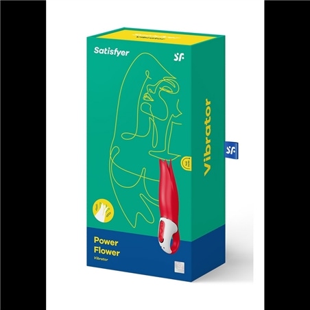 Vibrador Power Flower Satisfyer - Vermelho - PR2010350047