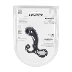 Estimulador de Próstata  Em Silicone com Bolbo e Alça S Preto Levelz - PR2010387649
