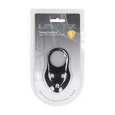 Anel de Treino para o Pénis Em Silicone L Preto Levelz - PR2010387719 2
