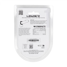 Anel para o Pénis de Metal e Silicone Preto Levelz - PR2010387723