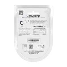 Anel para o Pénis de Metal e Silicone Preto Levelz - PR2010387723