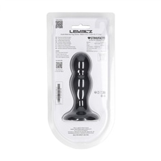 Plug Anal de Silicone Líquido Doble Ratter M Preto Levelz - PR2010387732