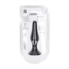 Plug Anal de Silicona Slim L Preto Levelz - PR2010387737