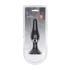 Plug Anal de Silicona Slim Xl Preto Levelz - PR2010387738 2