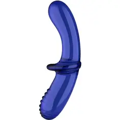 Double Crystal - Glass Dildo - Light Blue - PR2010383388