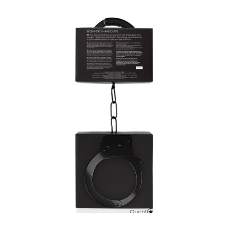 Algemas Em Metal Beginner's Handcuffs Pretas - Preto #1 - PR2010320067