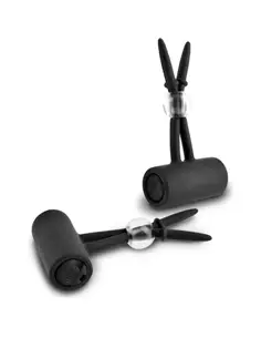 Estimuladores De Mamilos Vibrating Silicone Nipple Lassos F - Preto - PR2010324951