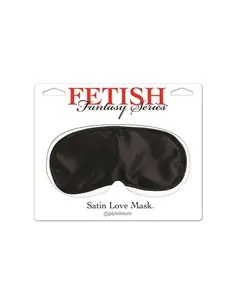 Venda Satin Love Mask Fetish Fantasy Series Preta - PR2010311915