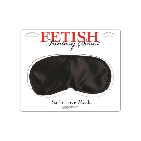 Venda Satin Love Mask Fetish Fantasy Series Preta - PR2010311915