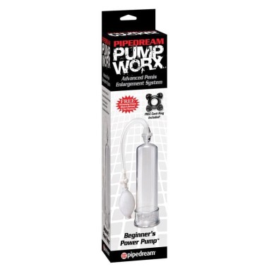 Bomba para o Pénis Pump Worx Beginner's Power Pump Transparente - Wheat - PR2010312820