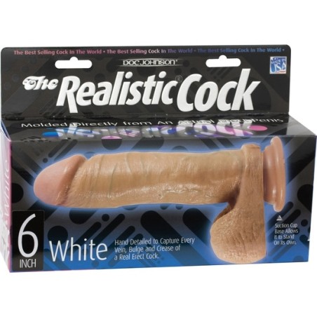 Dildo Realístico The Realistic Cock 6' Branco - PR2010323651