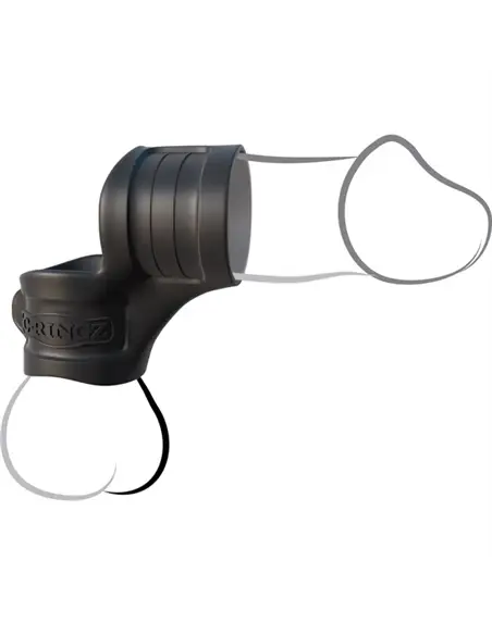 Anel para o Pénis e Testículos Fantasy C-Ringz Mr. Big Cock Ring And Ball Stretcher - Preto #1 - PR2010335661