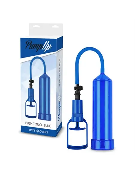 Bomba para o Pénis Push Touch Azul - PR2010348599