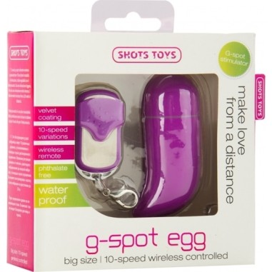Ovo Vibratório G-Spot Egg Roxo Grande - PR2010319205