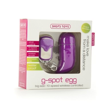 Ovo Vibratório G-Spot Egg Roxo Grande #3 - PR2010319205
