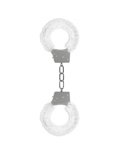 Algemas Com Peluche Beginner's Furry Handcuffs Brancas - Branco - PR2010320025