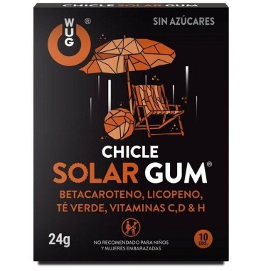 Pastilha Elástica Wug Gum Solar Gum Caixa com 10 Pastilhas - PR2010363033
