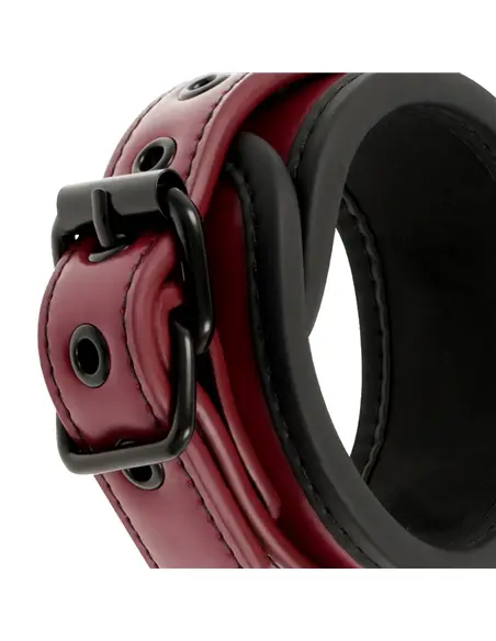 Algemas de Tornozelo ou Punhos em Couro Vegano Fetish Submissive Dark Room #2 - PR2010366044