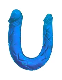 Dildo Duplo Baile Double Dong Blue - PR2010360313