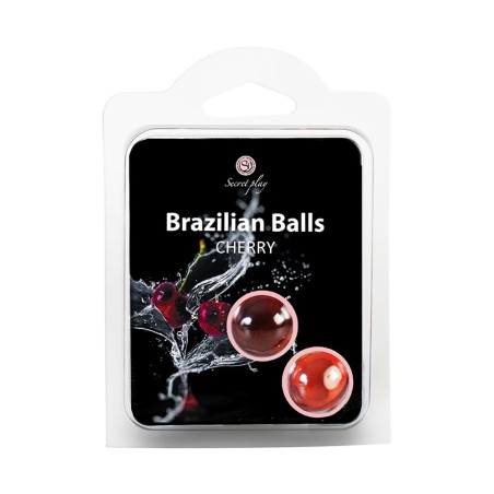 Bolas Lubrificantes Beijáveis Brazilian Balls Sabor a Cereja 2 X 4Gr #2 - PR2010314261
