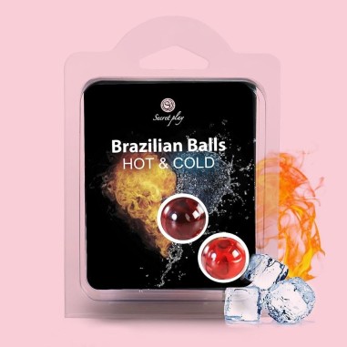Bolas Lubrificantes Brazilian Balls Efeito Frio e Calor 2 X 4Gr - PR2010345403