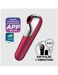 Vibrador Dual Love com App Satisfyer Vermelho - PR2010359356
