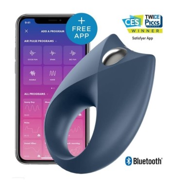 Anel Vibratório Com App E Bluetooth Royal One Ring Satisfye - PR2010357905
