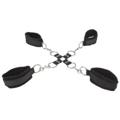 Algemas para Os Pulsos e Tornozelos Ouch! Velcro Hand And Leg Cuffs Pretas - Preto - PR2010318025 2
