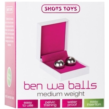 Bolas Vaginais Ben Wa Balls Medium Weight Prateadas - Prateado - PR2010311628