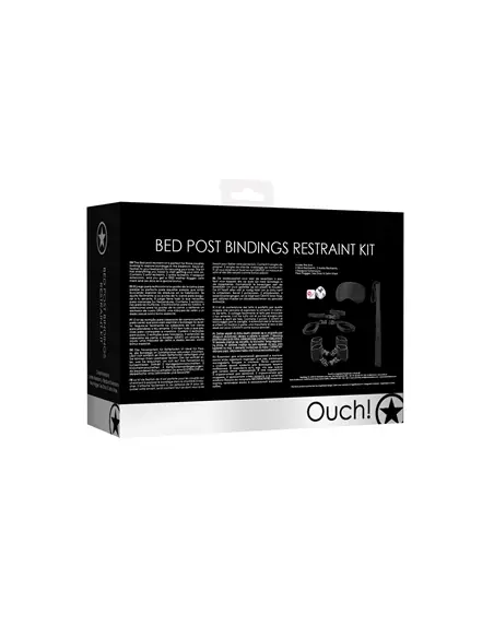 Kit de Restrição Bed Post Bindings Restraint Kit Ouch! Preto #2 - PR2010355593