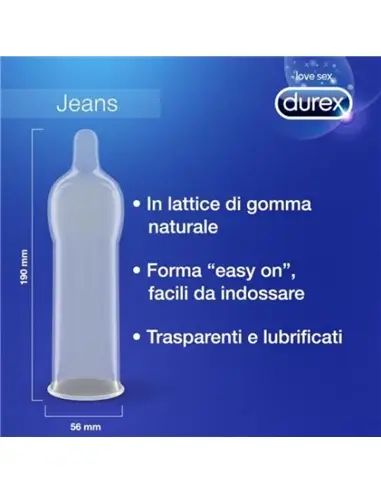 Preservativos Durex Jeans - 6 Unidades - PR2010333975